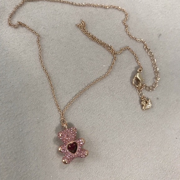 Swarovski pink bear necklace - Picture 7 of 8